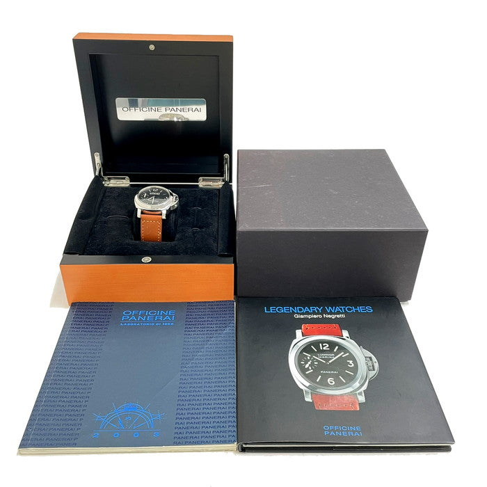【PANERAI/パネライ】 ルミノール Pam00111 仕上げ済 裏スケルトン 腕時計 ステンレススチール/ブラウン革ベルト 手巻き ブラック文字盤 メンズ
【中古】【真子質店】【BL】




【Maxxx】