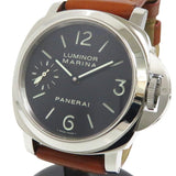 【PANERAI/パネライ】 ルミノール Pam00111 仕上げ済 裏スケルトン 腕時計 ステンレススチール/ブラウン革ベルト 手巻き ブラック文字盤 メンズ
【中古】【真子質店】【BL】




【Maxxx】