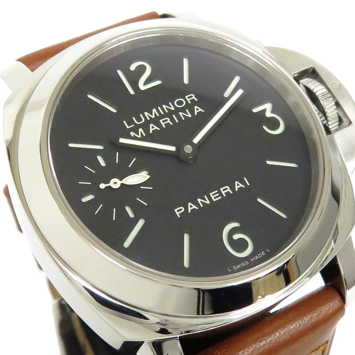 【PANERAI/パネライ】 ルミノール Pam00111 仕上げ済 裏スケルトン 腕時計 ステンレススチール/ブラウン革ベルト 手巻き ブラック文字盤 メンズ
【中古】【真子質店】【BL】




【Maxxx】