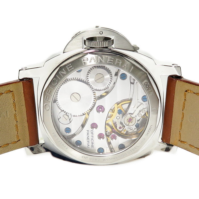 【PANERAI/パネライ】 ルミノール Pam00111 仕上げ済 裏スケルトン 腕時計 ステンレススチール/ブラウン革ベルト 手巻き ブラック文字盤 メンズ
【中古】【真子質店】【BL】




【Maxxx】
