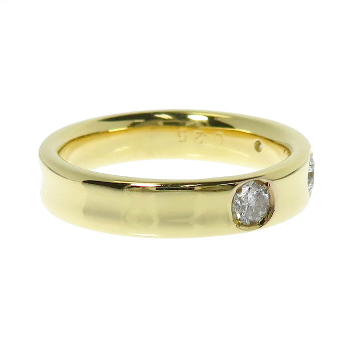 6号 ピンキーリング ダイヤモンド 計0.25ct リング・指輪 K18ゴールド 