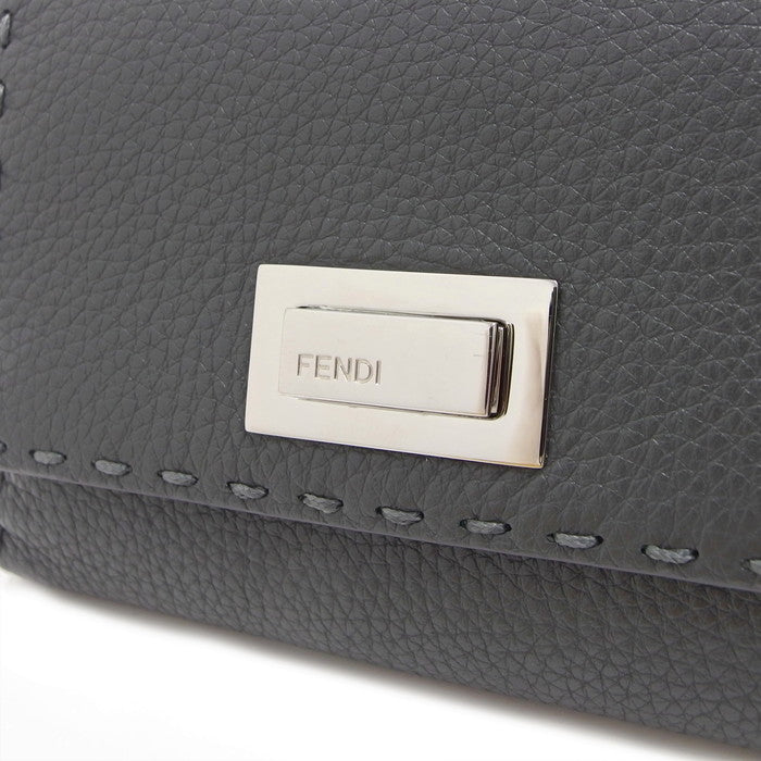 FENDI/フェンディ】 セレリア 8M0359 ピーカブーミディアム 二つ折り財布 カーフ グレー レディース【中古】【真子質店】【GD –  真子質店 PawnShopMAKO