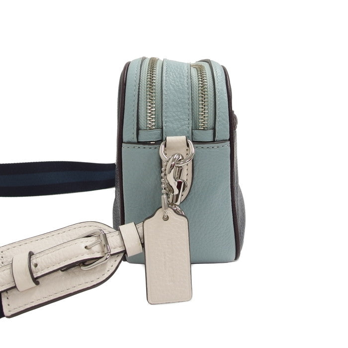 COACH/コーチ】 F72704 ショルダーバッグ レザー ネイビー×ブルー 