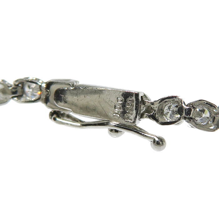 ダイヤモンド 1.00ct ブレスレット Pt850プラチナ 3.1g 16.5cm