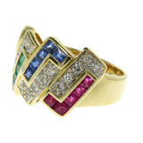 13号 ダイヤモンド 計0.23ct ルビー/サファイヤ/エメラルド 計1.12ct リング・指輪 K18ゴールド 18金 5.9g レディース
【中古】【真子質店】




【MaDI】