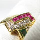 13号 ダイヤモンド 計0.23ct ルビー/サファイヤ/エメラルド 計1.12ct リング・指輪 K18ゴールド 18金 5.9g レディース
【中古】【真子質店】




【MaDI】