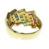 13号 ダイヤモンド 計0.23ct ルビー/サファイヤ/エメラルド 計1.12ct リング・指輪 K18ゴールド 18金 5.9g レディース
【中古】【真子質店】




【MaDI】