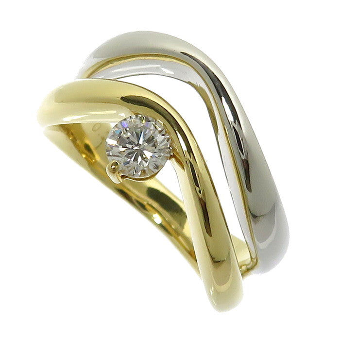 11号【HOSHInoSUNA/星の砂】 仕上げ済　　 ダイヤモンド（推定F-VSクラス） 0.28ct リング・指輪 K18ゴールド 18金/Pt900プラチナ 8.3g レディース
【中古】【真子質店】




【DMax】