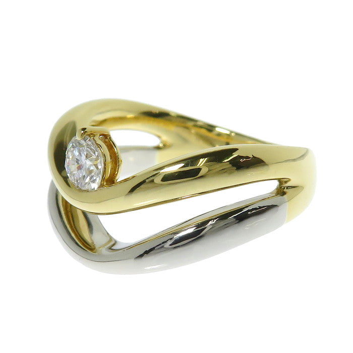 11号【HOSHInoSUNA/星の砂】 仕上げ済　　 ダイヤモンド（推定F-VSクラス） 0.28ct リング・指輪 K18ゴールド 18金/Pt900プラチナ 8.3g レディース
【中古】【真子質店】




【DMax】