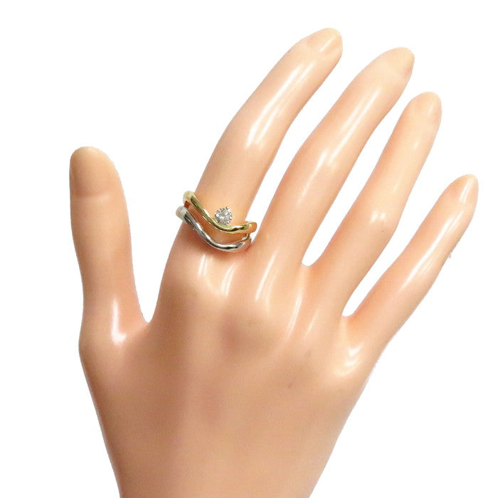 11号【HOSHInoSUNA/星の砂】 仕上げ済　　 ダイヤモンド（推定F-VSクラス） 0.28ct リング・指輪 K18ゴールド 18金/Pt900プラチナ 8.3g レディース
【中古】【真子質店】




【DMax】
