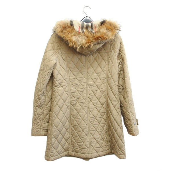 【BURBERRY/バーバリー】 B1C08-263-50  キルティング  　 ダッフルコート ナイロン/ポリエステル/キュプラ/タヌキ ベージュ レディース【中古】【真子質店】【GN】




【IYx】