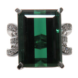 12号 グリーントルマリン 13.5ct ダイヤモンド 計0.46ct リング・指輪 Pt900プラチナ 14.9g レディース
【中古】【真子質店】




【KTx】