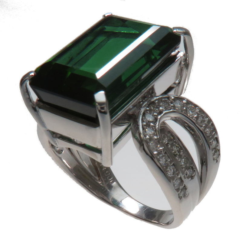 12号 グリーントルマリン 13.5ct ダイヤモンド 計0.46ct リング・指輪 Pt900プラチナ 14.9g レディース
【中古】【真子質店】




【KTx】