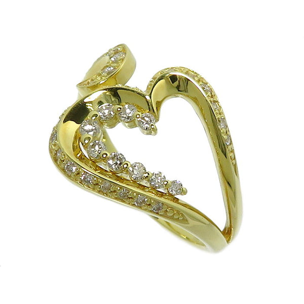 12号 ハート風 ダイヤモンド 計0.32ct リング・指輪 K18ゴールド 18金 3.7g レディース
【中古】【真子質店】




【TMoMa】