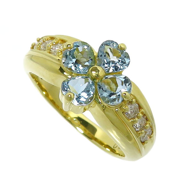 ★★最終特価品 8.5号 花/フラワー ブルートパーズ ダイヤモンド 計0.20ct リング・指輪 K18ゴールド 18金 5.4g レディース
【中古】【真子質店】




【MaxMi】