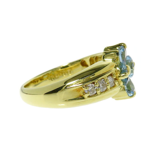 ★★最終特価品 8.5号 花/フラワー ブルートパーズ ダイヤモンド 計0.20ct リング・指輪 K18ゴールド 18金 5.4g レディース
【中古】【真子質店】




【MaxMi】