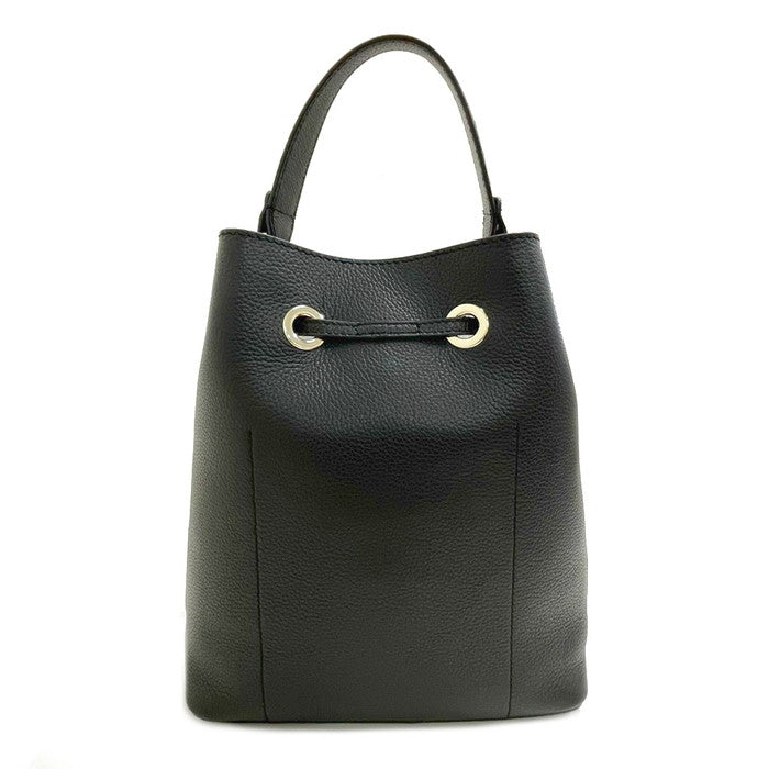 Furla/フルラ】 BAWYCSZ VT0000 2WAY 巾着型 スタッズ ショルダーバッグ カーフ 黒 レディース【中古】【真子質店 –  真子質店 PawnShopMAKO