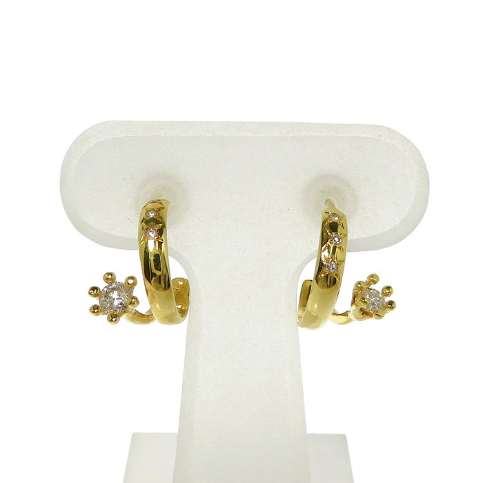 ダイヤモンド 計0.19ct ピアス K18ゴールド 18金 1.8g レディース
【中古】【真子質店】




【ITI】