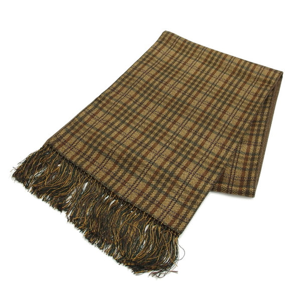 【Dunhill/ダンヒル】 チェック柄 マフラー シルク100％/カシミヤ ブラウン メンズ【中古】【真子質店】【NN】




【Mox】