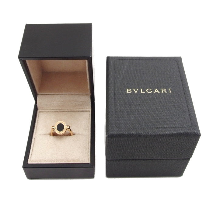 10号【BVLGARI/ブルガリ】 ブルガリブルガリフリップ #51 オニキス マザー・オブ・パール リング・指輪 K18ゴールド 18金 –  真子質店 PawnShopMAKO