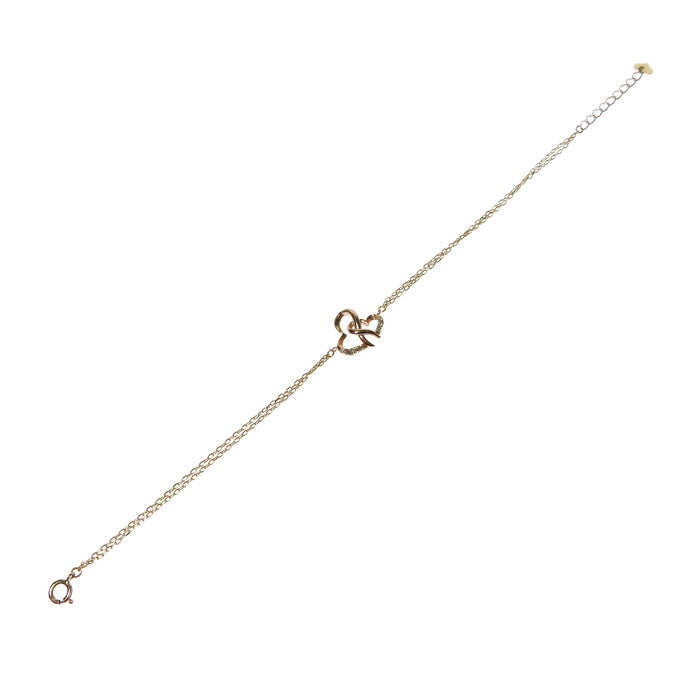 ★★最終特価品 オープンハート  ダイヤモンド 計0.06ct ブレスレット K10PGピンクゴールド 10金 1.7g 18.5cm レディース
【中古】【真子質店】




【Mox】