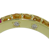 12号 仕上げ済 ダイヤモンド 計0.02ct ルビー・エメラルド・サファイヤ 計1.00ct リング・指輪 K18ゴールド 18金 2.3g レディース
【中古】【真子質店】




【ITI】