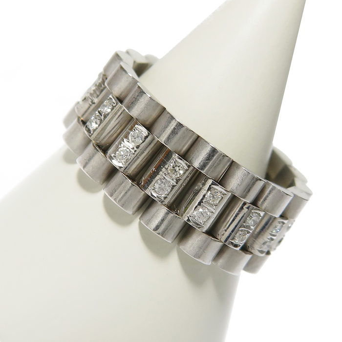 15号 ベルトデザイン ダイヤモンド 計0.28ct リング・指輪 K18WGホワイトゴールド 18金 7.1g レディース
【中古】【真子質店】




【DTx】