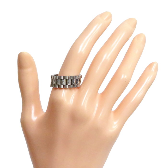 15号 ベルトデザイン ダイヤモンド 計0.28ct リング・指輪 K18WGホワイトゴールド 18金 7.1g レディース
【中古】【真子質店】




【DTx】