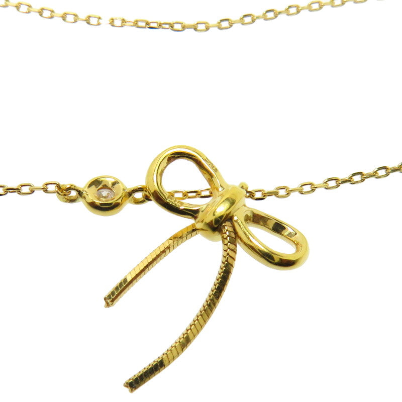 【ABOVE】Tiny star necklace K18 45cmカラーゴールド