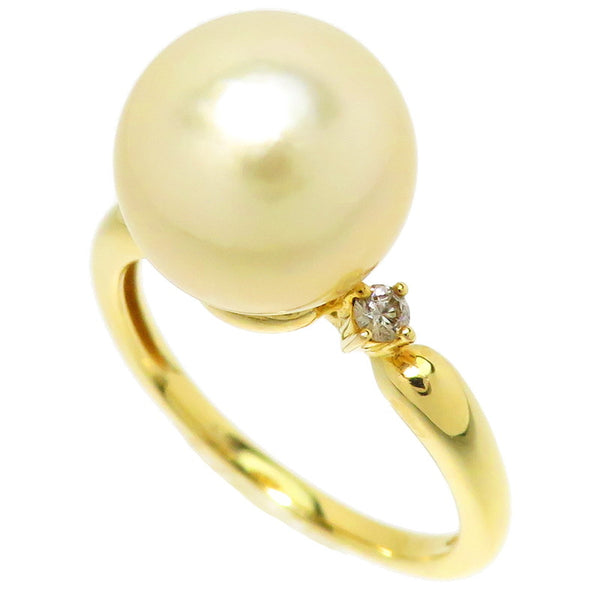 14.5号 南洋パール ダイヤモンド 計0.08ct リング・指輪 K18ゴールド 18金 4.4g ゴールド レディース
【中古】【真子質店】




【IMox】