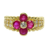 12号 仕上げ済 花/フラワー ルビー 0.82ct ダイヤモンド 計0.18ct リング・指輪 K18ゴールド 18金 5.0g レディース
【中古】【真子質店】




【TYx】