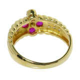 12号 仕上げ済 花/フラワー ルビー 0.82ct ダイヤモンド 計0.18ct リング・指輪 K18ゴールド 18金 5.0g レディース
【中古】【真子質店】




【TYx】