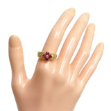12号 仕上げ済 花/フラワー ルビー 0.82ct ダイヤモンド 計0.18ct リング・指輪 K18ゴールド 18金 5.0g レディース
【中古】【真子質店】




【TYx】