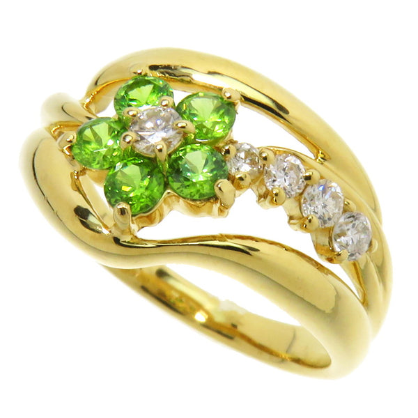 12.5号 花 デマントイドガーネット 計0.37ct ダイヤモンド 計0.16ct リング・指輪 K18ゴールド 18金 5.0g ゴールド ホワイト レディース
【中古】【真子質店】




【DIMi】