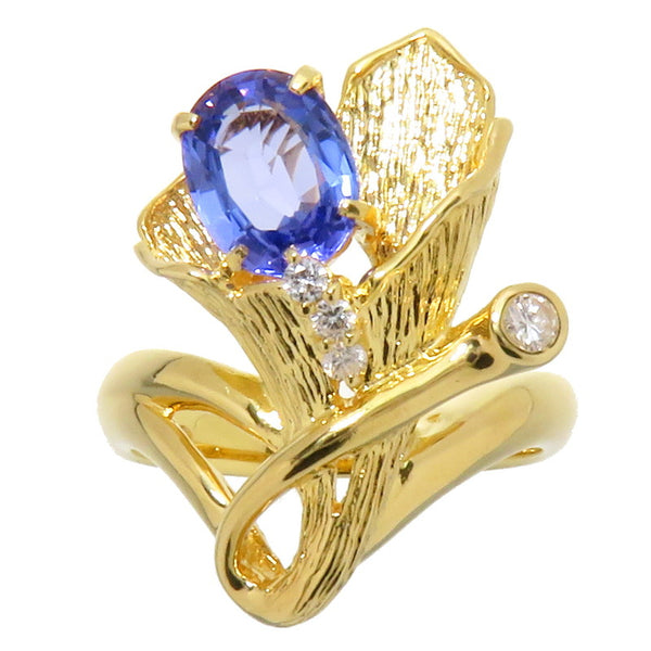 ★★最終特価品 11.5号 植物 タンザナイト 1.09ct ダイヤモンド 計0.10ct リング・指輪 K18ゴールド 18金 6.0g ゴールド ホワイト レディース
【中古】【真子質店】




【MaYMa】