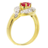11号 一粒　コンビ ルビー 0.60ct ダイヤモンド 計0.40ct リング・指輪 K18ゴールド 18金/K18WGホワイトゴールド 18金 5.2g ピンク ゴールド レディース
【中古】【真子質店】




【MaIS】