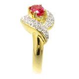 11号 一粒　コンビ ルビー 0.60ct ダイヤモンド 計0.40ct リング・指輪 K18ゴールド 18金/K18WGホワイトゴールド 18金 5.2g ピンク ゴールド レディース
【中古】【真子質店】




【MaIS】