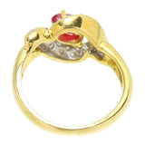 11号 一粒　コンビ ルビー 0.60ct ダイヤモンド 計0.40ct リング・指輪 K18ゴールド 18金/K18WGホワイトゴールド 18金 5.2g ピンク ゴールド レディース
【中古】【真子質店】




【MaIS】