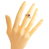 11号 一粒　コンビ ルビー 0.60ct ダイヤモンド 計0.40ct リング・指輪 K18ゴールド 18金/K18WGホワイトゴールド 18金 5.2g ピンク ゴールド レディース
【中古】【真子質店】




【MaIS】