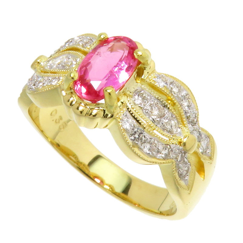 12号 一粒 ピンクトルマリン 0.90ct ダイヤモンド 計0.35ct リング・指輪 K18ゴールド 18金 5.9g ゴールド ホワイト レディース
【中古】【真子質店】




【MaSY】