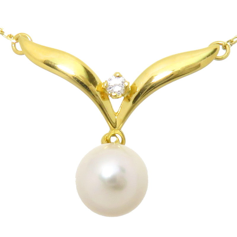 【MIKIMOTO/ミキモト】 ダイヤモンド入り V字 アコヤパール ダイヤモンド ネックレス K18ゴールド 18金 2.5g 41.5cm レディース
【中古】【真子質店】




【IDMa】