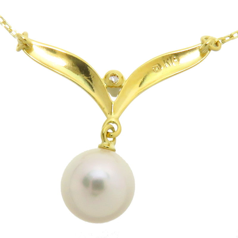 【MIKIMOTO/ミキモト】 ダイヤモンド入り V字 アコヤパール ダイヤモンド ネックレス K18ゴールド 18金 2.5g 41.5cm レディース
【中古】【真子質店】




【IDMa】