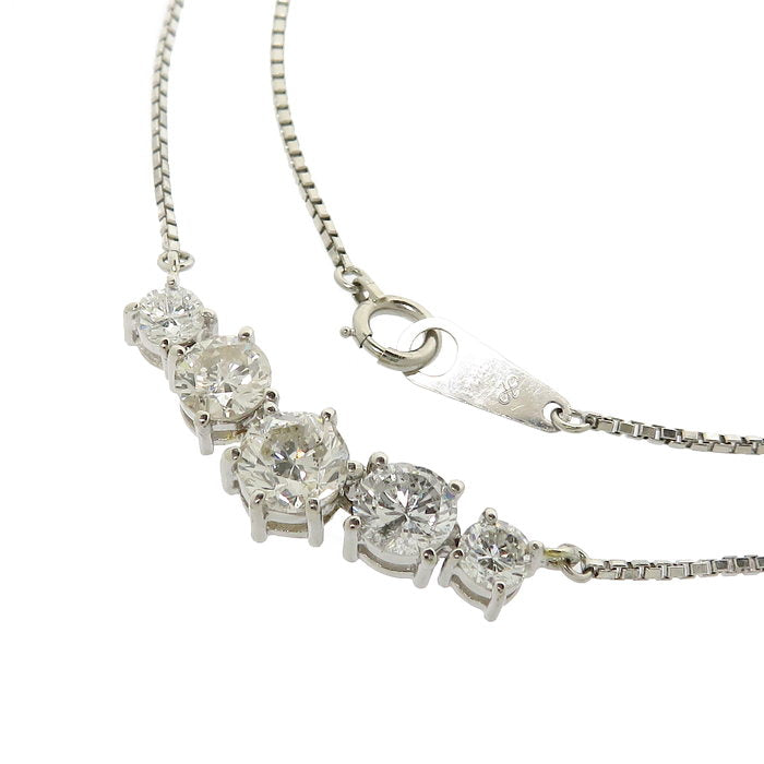ダイヤモンド 0.74ct ダイヤモンド（4P） 計1.32ct ネックレス Pt850プラチナ 6.1g 42cm レディース
【中古】【真子質店】




【SSx】