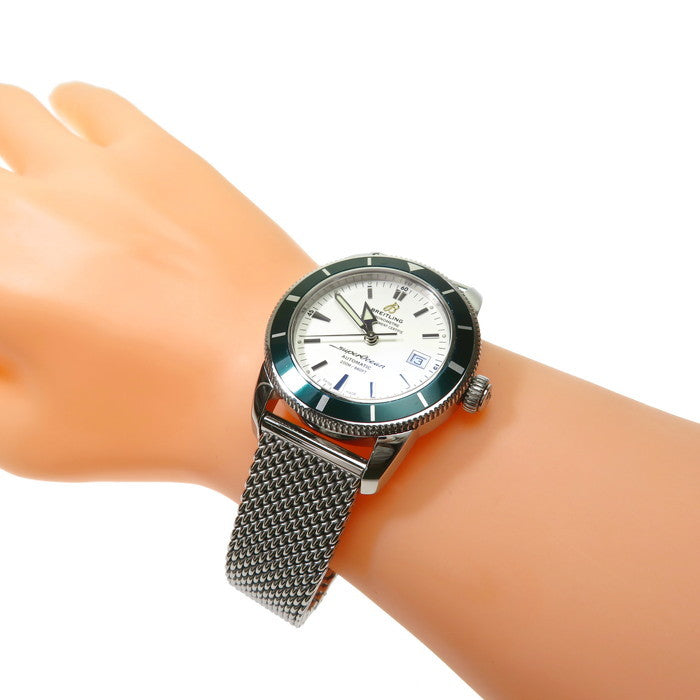 【BREITLING/ブライトリング】 スーパーオーシャン A17321 A170G04OCA 腕時計 ステンレススチール 自動巻き/オートマ 2011 ホワイト文字盤/グリーン メンズ
【中古】【真子質店】【GD】




【ISxx】