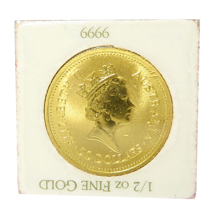 1987年 エリザベス2世 ナゲットコイン 1/2oz  50ドル 硬貨 金貨 コイン 純金【中古】【真子質店】【BL】




【IxTx】
【ex】