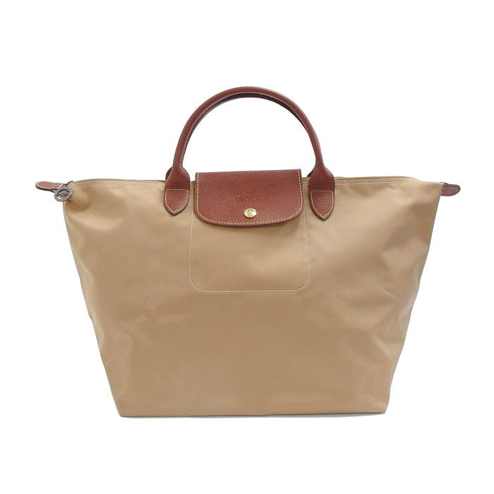 【Longchamp/ロンシャン】 ル プリアージュ Mサイズ  トートバッグ レザー/ナイロン ベージュ レディース【中古】【真子質店】




【II】