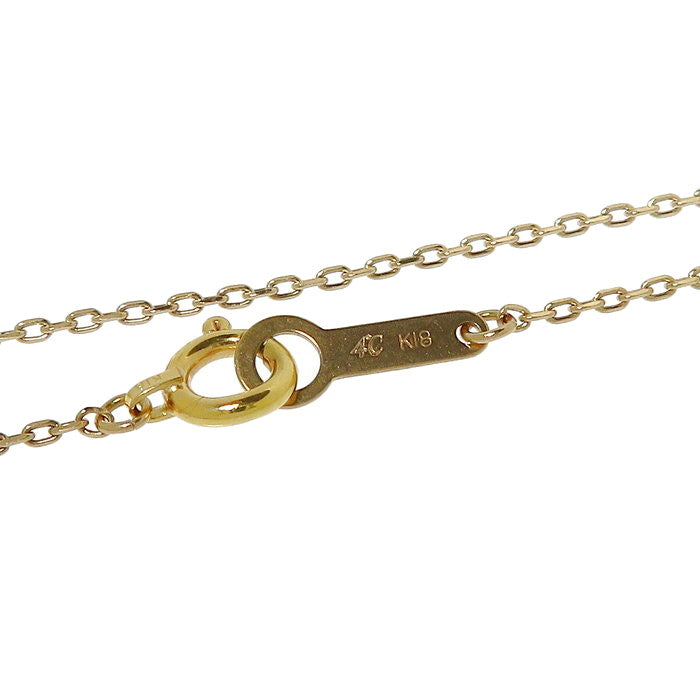 【4℃/ヨンドシー】 ハート 透明石 ネックレス K18ゴールド 18金 1.5g 39cm レディース
【中古】【真子質店】




【Kx】