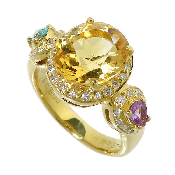 11.5号 シトリン 2.66ct アメジスト 0.25ct ブルートパーズ 0.25ct リング・指輪 K18ゴールド 18金 7.3g レディース
【中古】【真子質店】【NN】




【DDx】