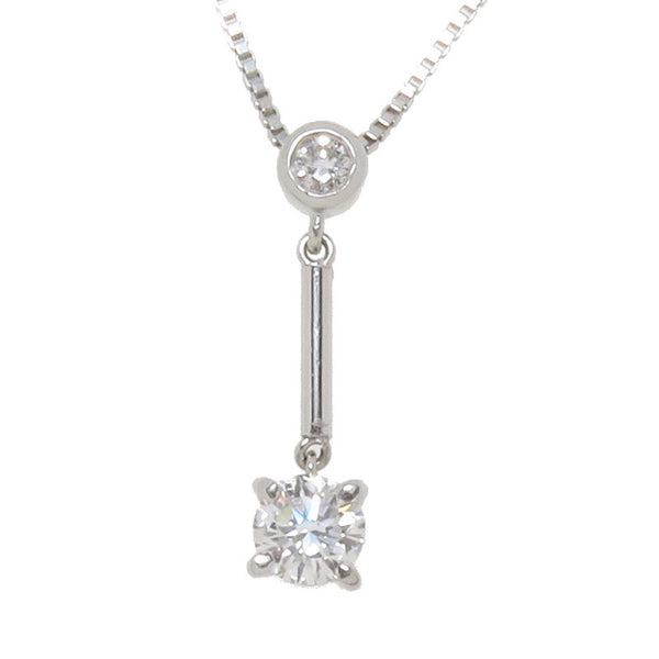 ダイヤモンド(下部) 0.341ct ダイヤモンド(上部) 0.07ct ネックレス Pt850プラチナ/Pt900プラチナ 3.5g 40.0cm レディース
【中古】【真子質店】




【TMiY】