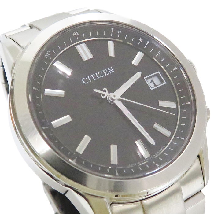 CITIZEN/シチズン】 h415-R005677 エコドライブ 腕時計 ステンレススチール ソーラー電波 黒文字盤 メンズ 【中古】【 –  真子質店 PawnShopMAKO